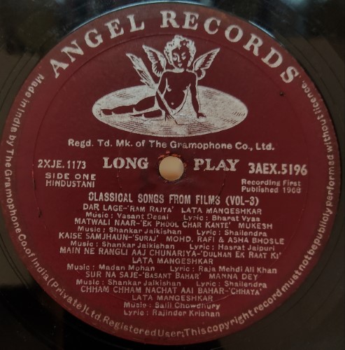 Classical Songs From Films Vol.3