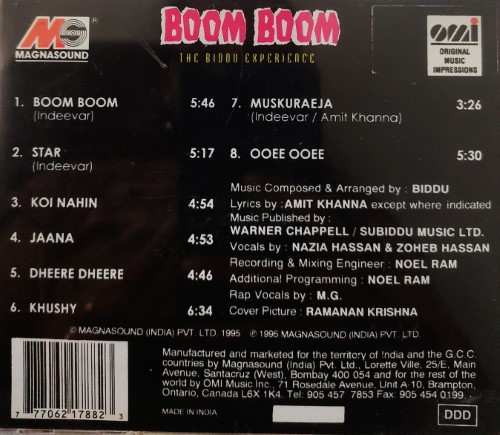 Boom Boom – The Biddu Experience – Vinyl World