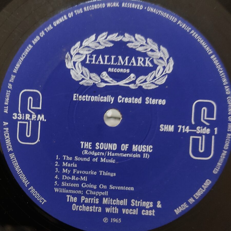The Sound of Music - The Parris Mitchell Strings & Orchestra With Vocal Cast