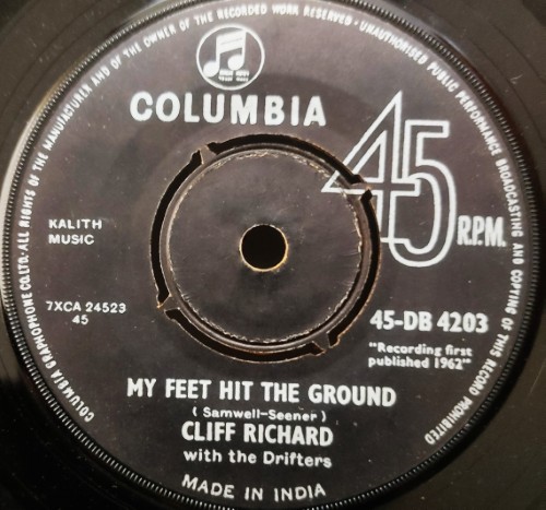 Cliff Richard : High Class Baby/My Feet Hit The Ground - Image 2