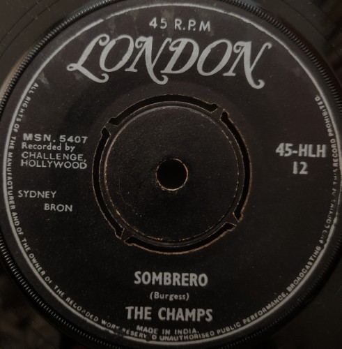The Champs : Sombrero/The Shoddy Shoddy