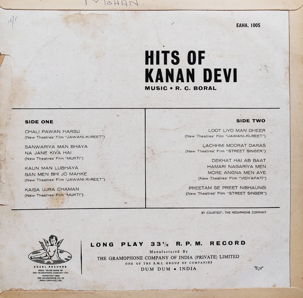 Hits of Kanan Devi (Angel Pressing) - Image 2