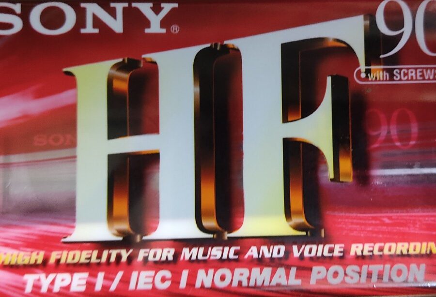 Blank Audio Cassette Sony HF 90 Type I/ICE 1/Normal Position (Set of 10 Cassettes)