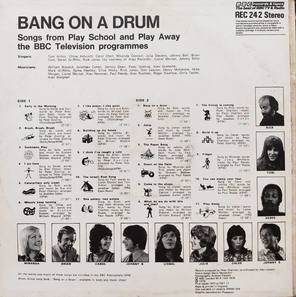Bang On A Drum - Songs From Play School & Play Away - Image 2