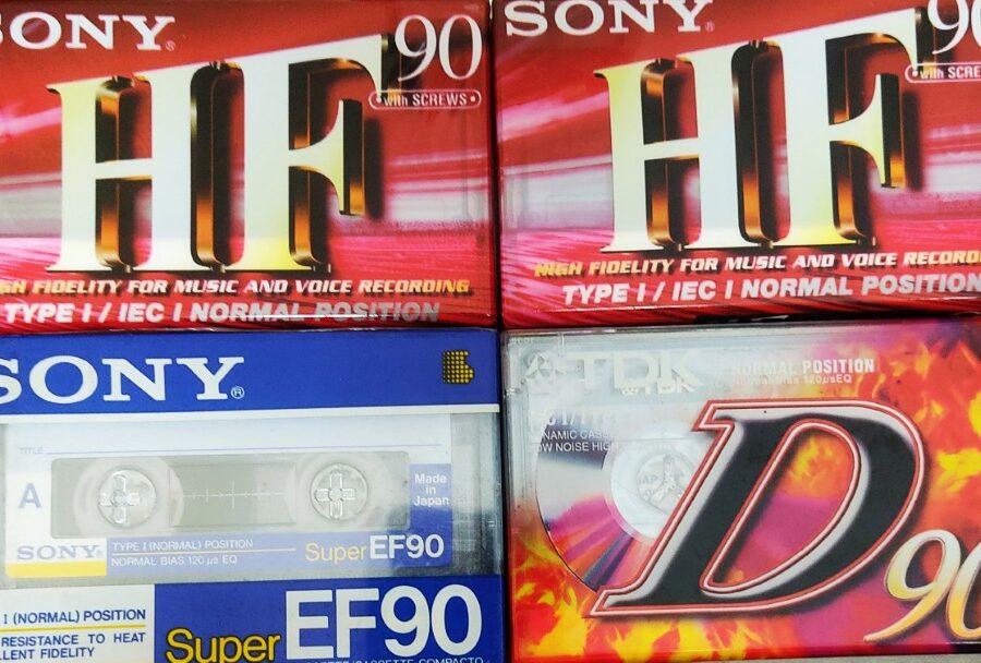 Blank Audio Cassettes - Sony HF 90/TDK D 90/Sony EF 90 (Set of 4 Cassettes)