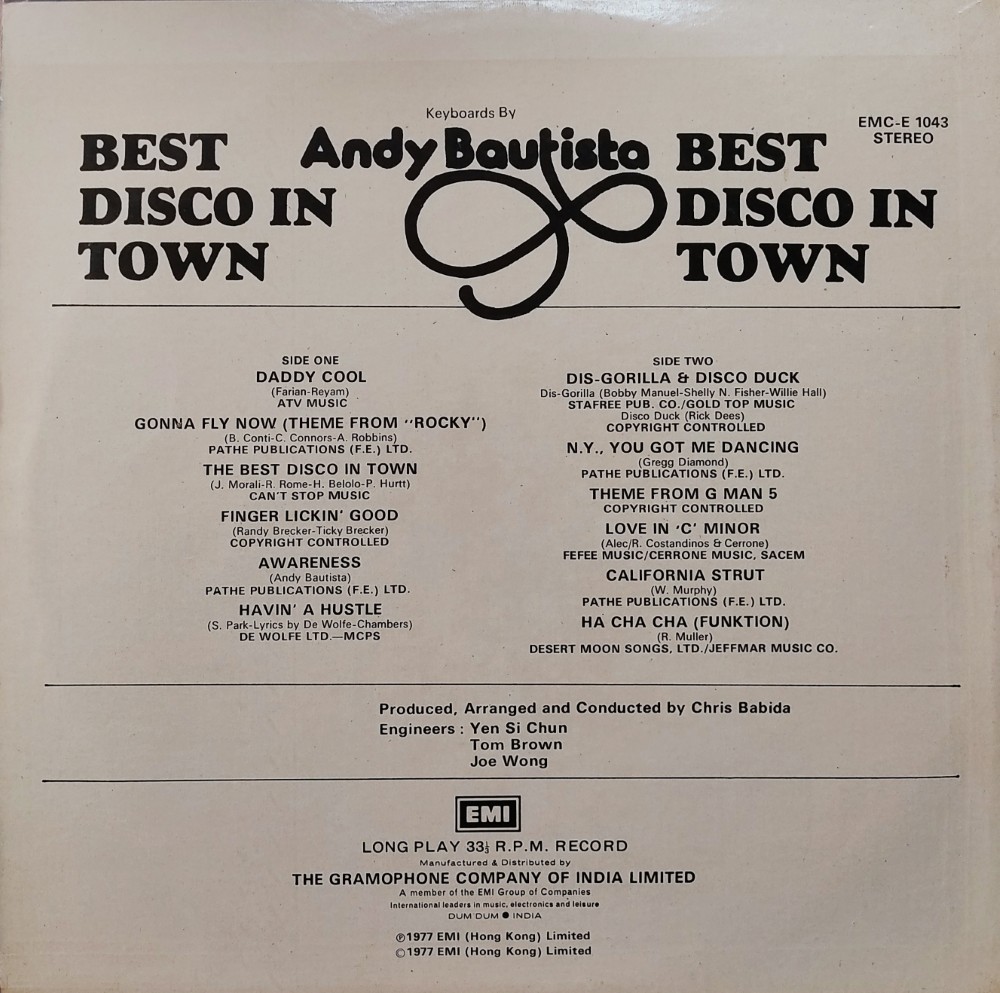 Best Disco In Town : Keyboards by Andy Baustista - Image 2