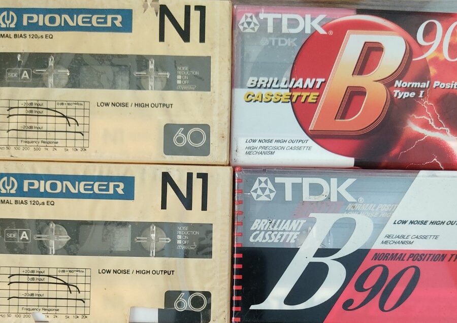 Blank Audio Cassette - TDK B 90/Pioneer N1 (Set of 4 Cassettes)
