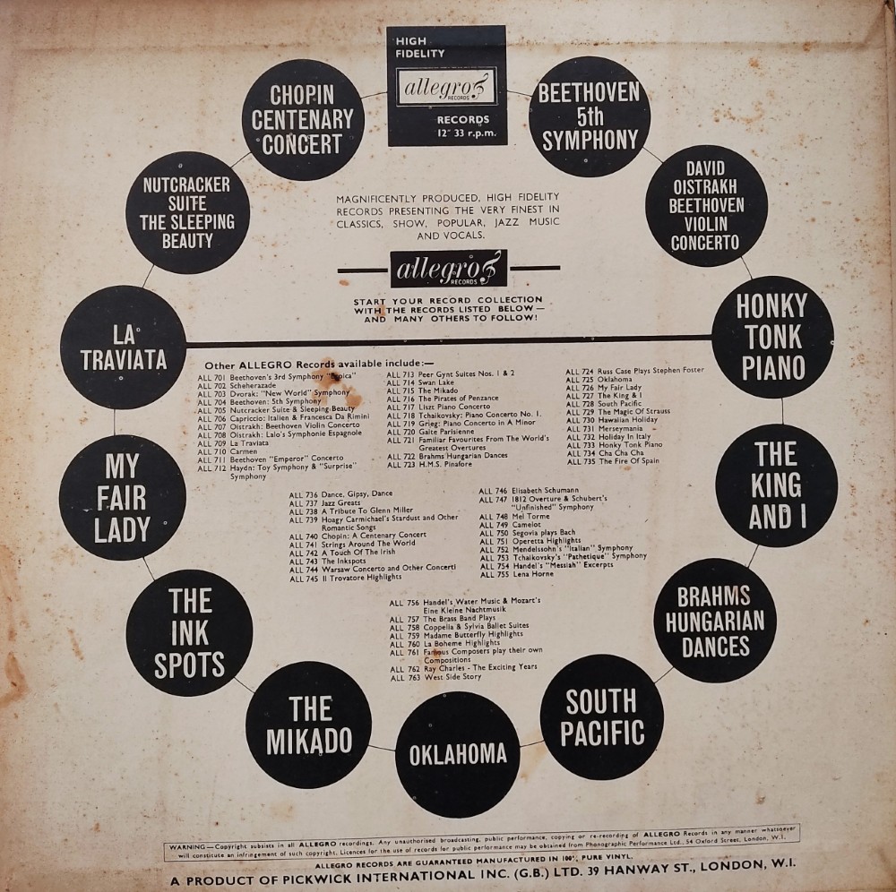 David Oistrakh Plays Lalo's Symphonie Espagnole For Violin & Orchestra Opus 21 - Image 2