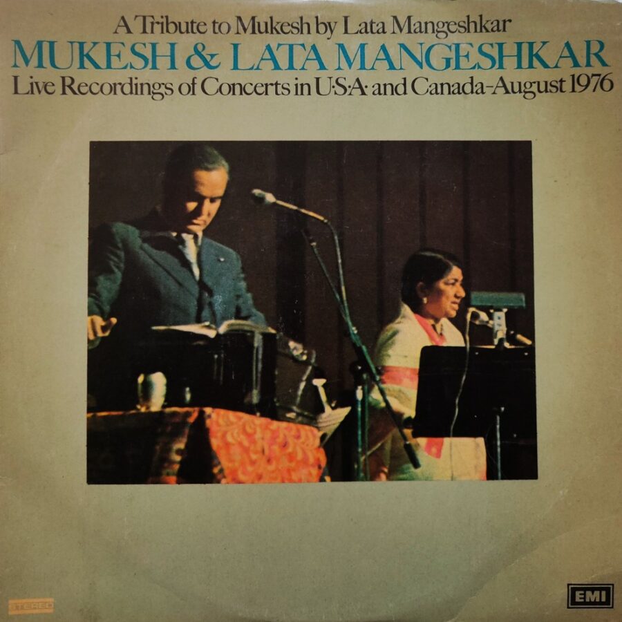 A Tribute to Mukesh by Lata Mangeshkar : Mukesh & Lata Mangeshkar (2 LP Set)*