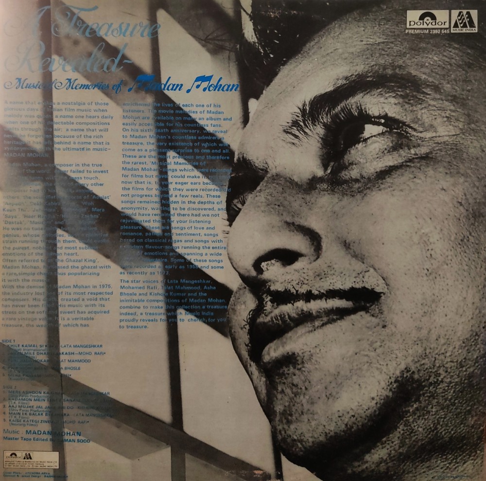 A Treasure Revealed - Musical Memories of Madan Mohan - Image 2