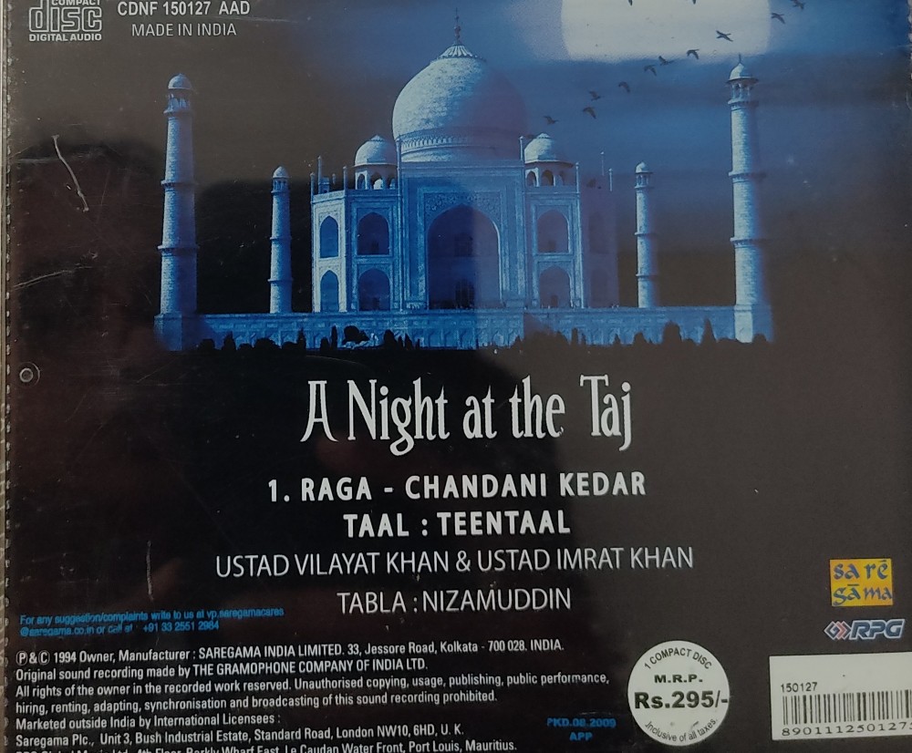 A Night at The Taj : Ustad Vilayat Khan & Ustad Imrat Khan - Image 2