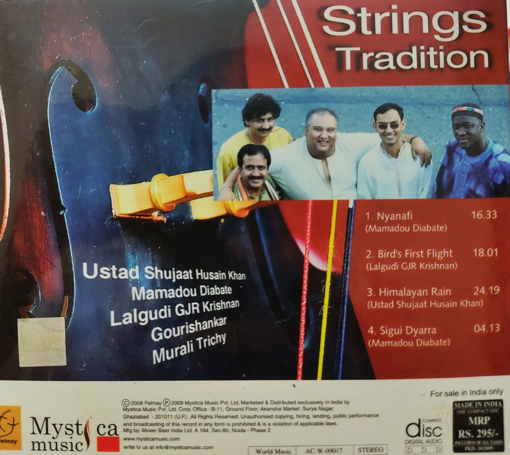 Strings Tradition : Ustad Shujaat Khan, Mamadou Diabate, Lalgudi GJR Krishnan - Image 2
