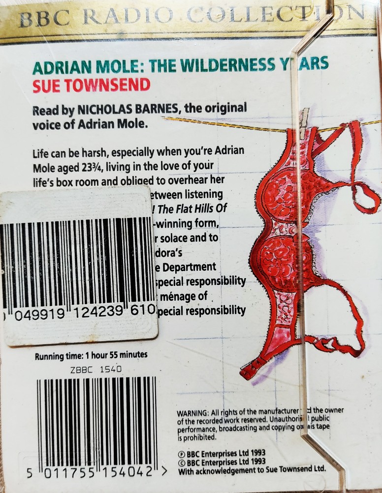 Sue Townsend - Ardrian Mole : The Wildness Years (2 Cassette Audio Book) - Image 2