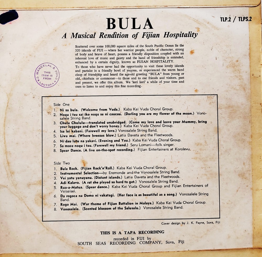 Bula - Fiji : A Musical Rendition of Fijian Hospitality - Image 2