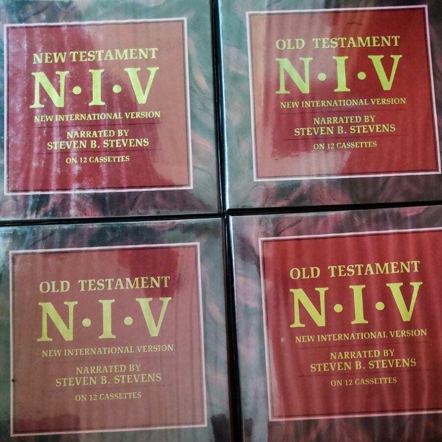 Complete Bible - New International Version (Vol 1 - 3 + 1 Set Total 48 Cassettes)