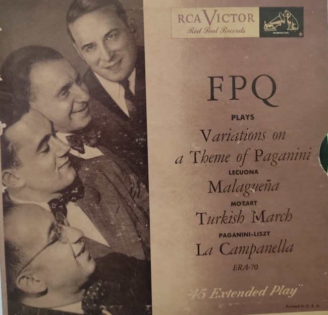 FPQ Plays "First Piano Quartet"