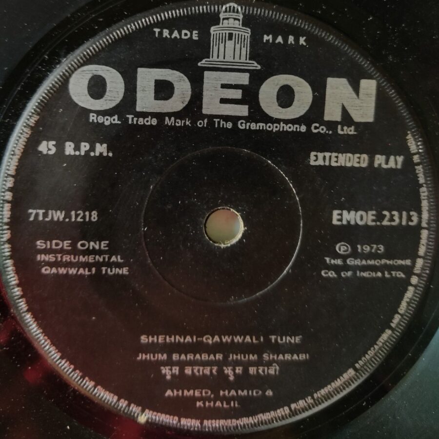 Ahmed - Hamid - Khalil : Instrumental Qawwali/Film Tunes