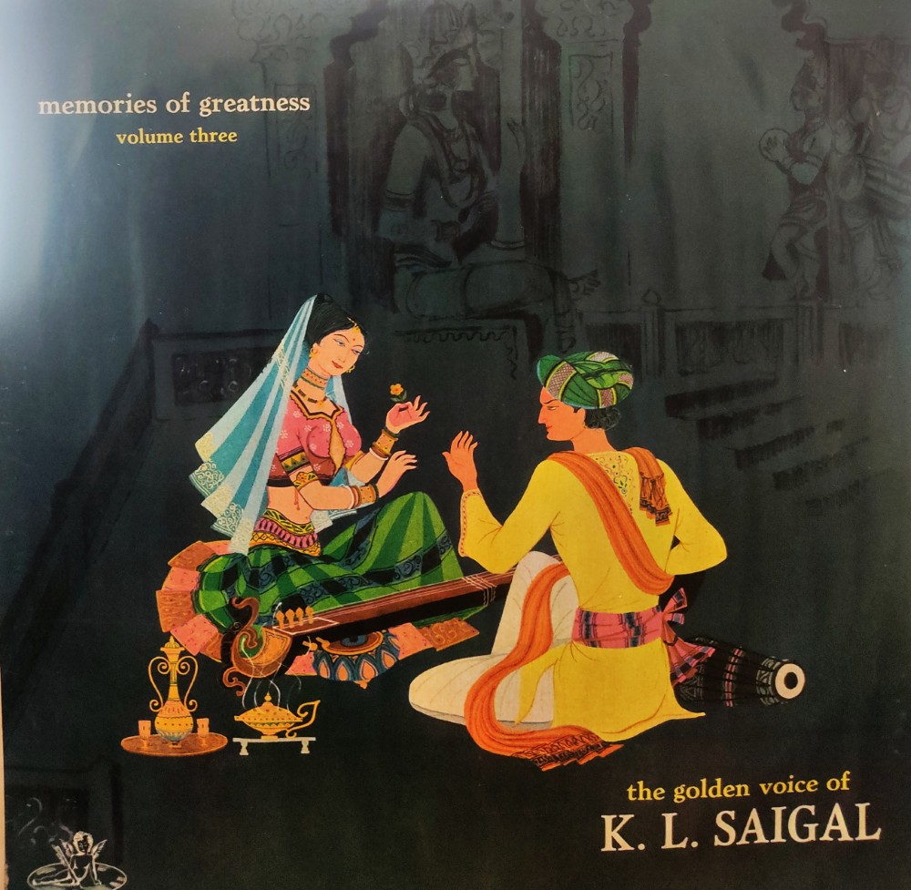 Memories of Greatness - The Golden Voice of KL Saigal Vol.1, 2 & 3 (3 LPs - Angel Pressing) - Image 5