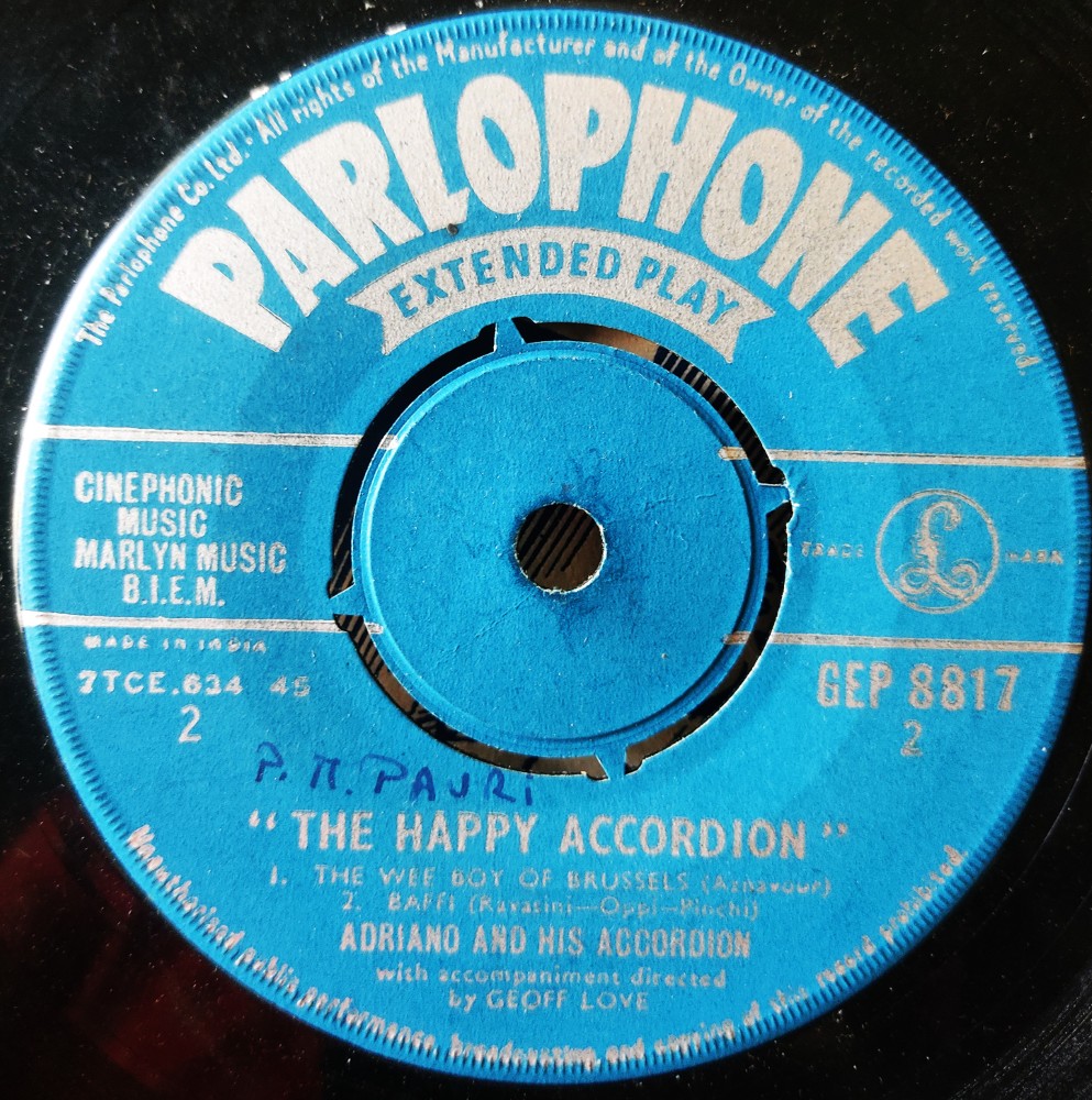 The Happy Accordion - Adriano & His Accordion - Image 2