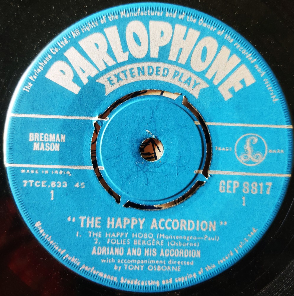 The Happy Accordion - Adriano & His Accordion