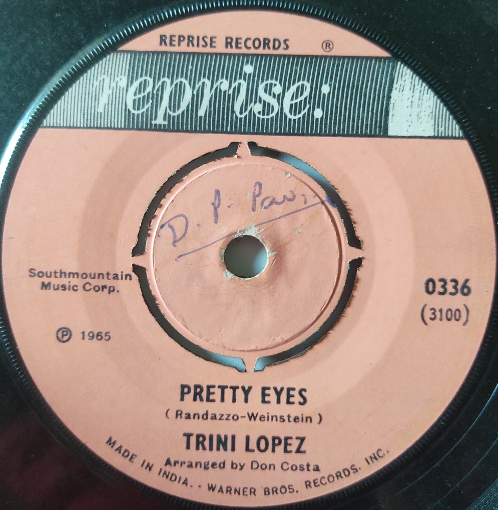 Trini Lopez : Pretty Eyes/Lemon Tree