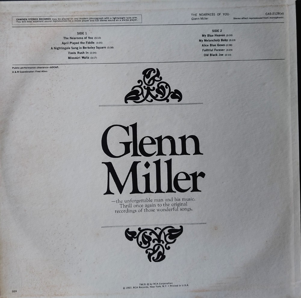 The Nearness of You - Glenn Miller & His Orchestra - Image 2