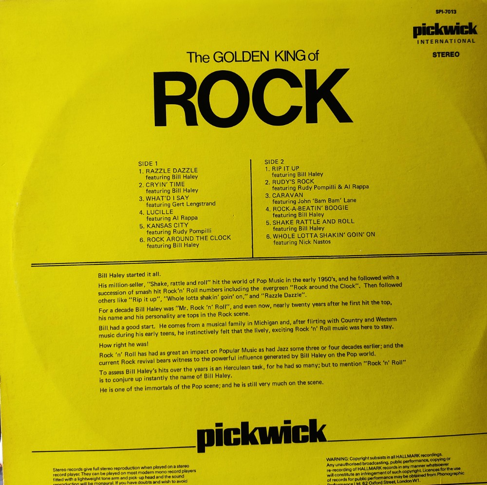 The Golden King of Rock : Bill Haley and The Comets - Image 2