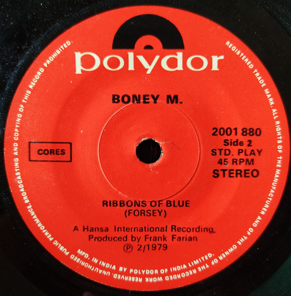 Boney M : Hoorey Hoorey/Ribbons of Blue - Image 2