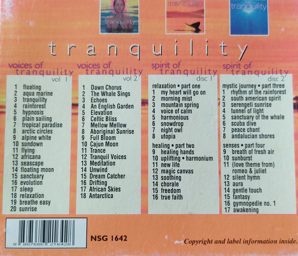 Tranquility - A Relaxing Collection of Soothing Sounds (4 CD Pack) - Image 2