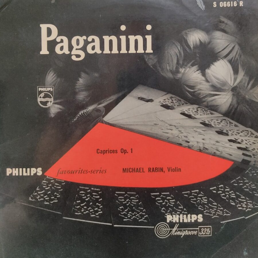 Paganini : Caaprices Op.1 : Michael Rabin, Violin (10" Vinyl)