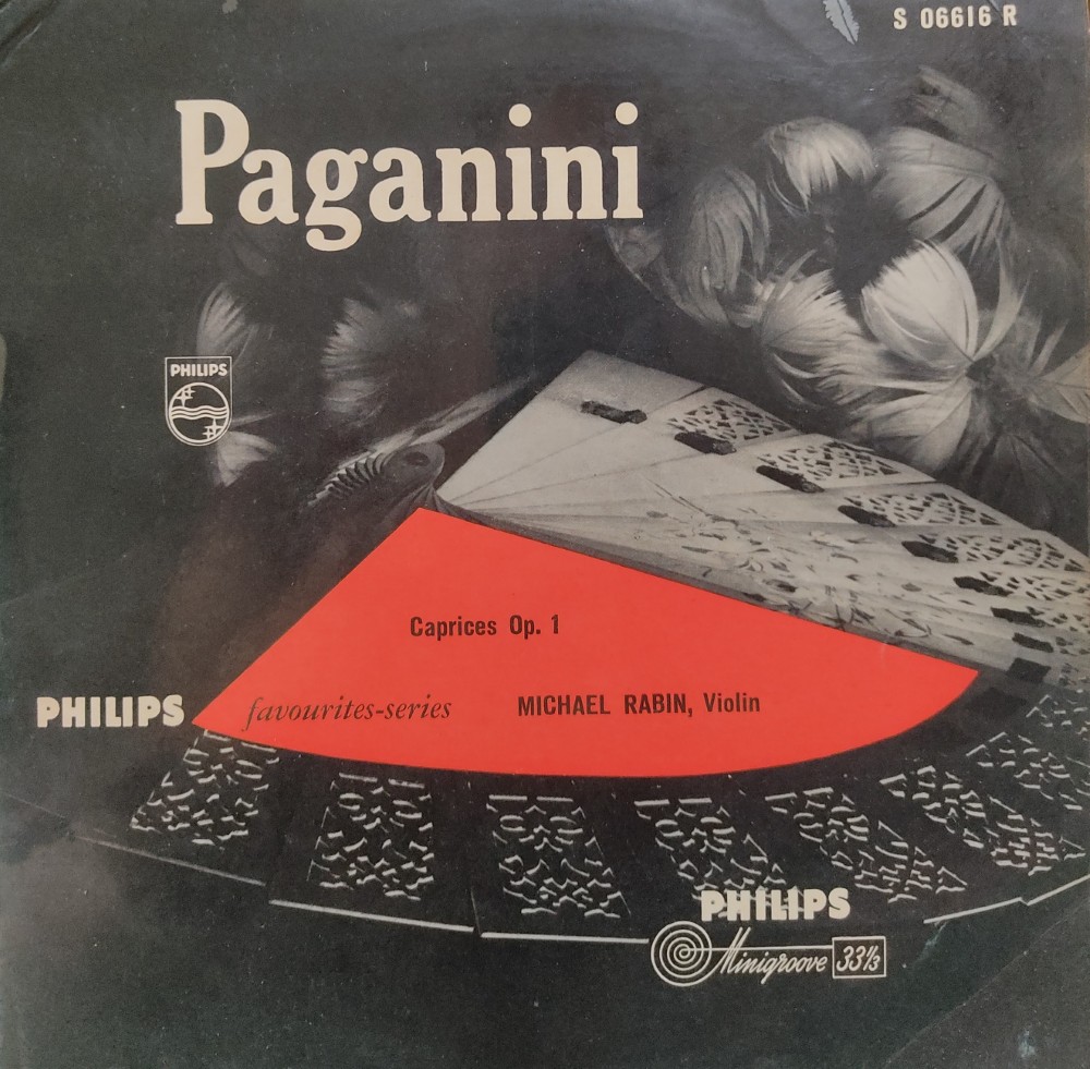 Paganini : Caaprices Op.1 : Michael Rabin, Violin (10" Vinyl)