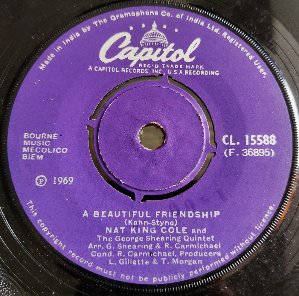 Nat King Cole : Answer Me/A Beautiful Friendship - Image 2