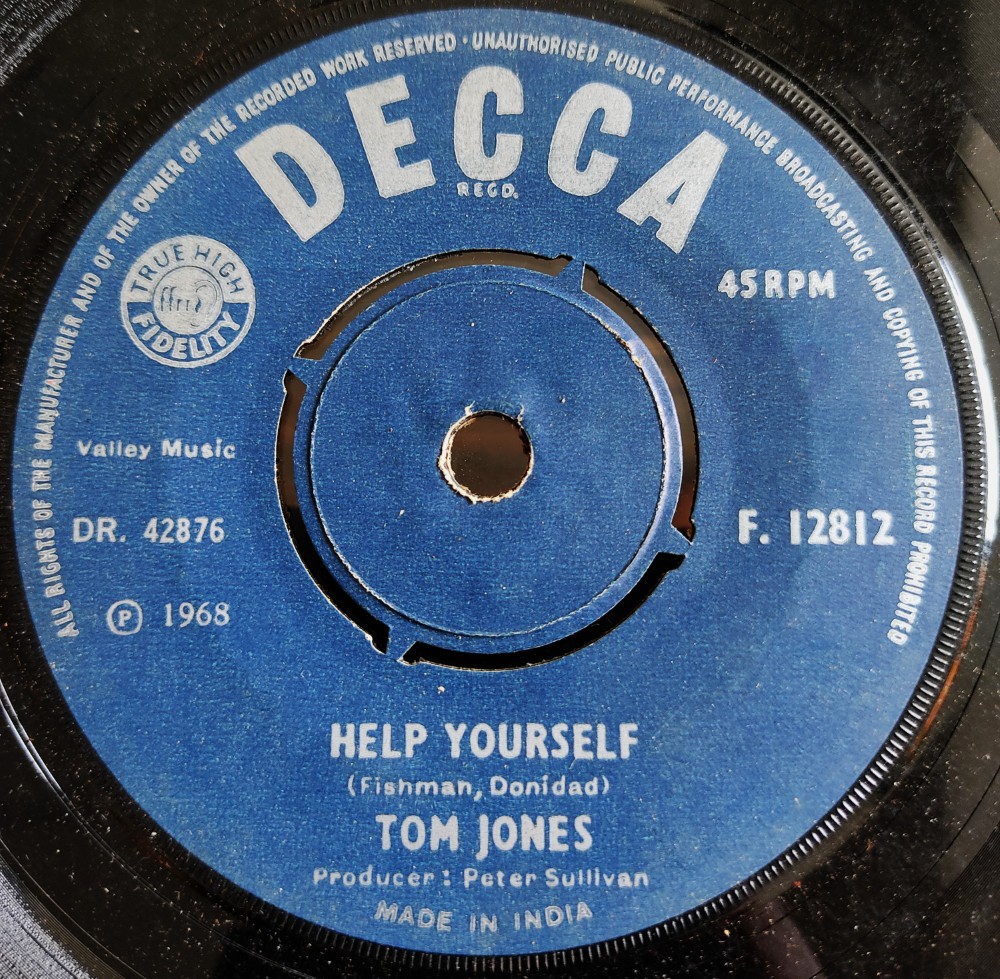 Tom Jones : Day by Day/Help Yourself - Image 2