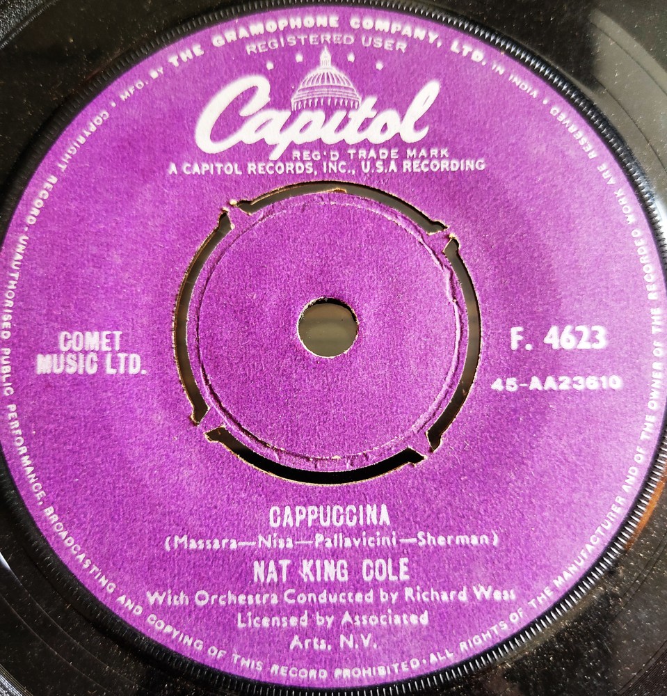 Nat King Cole : Cappuccina/Let True Love Begin - Image 2