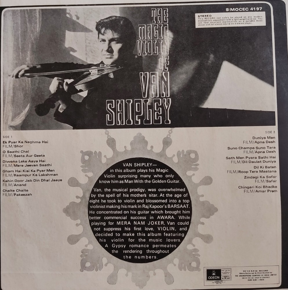 The Magic Violin of Van Shipley : Hindi Film Tunes - Image 2