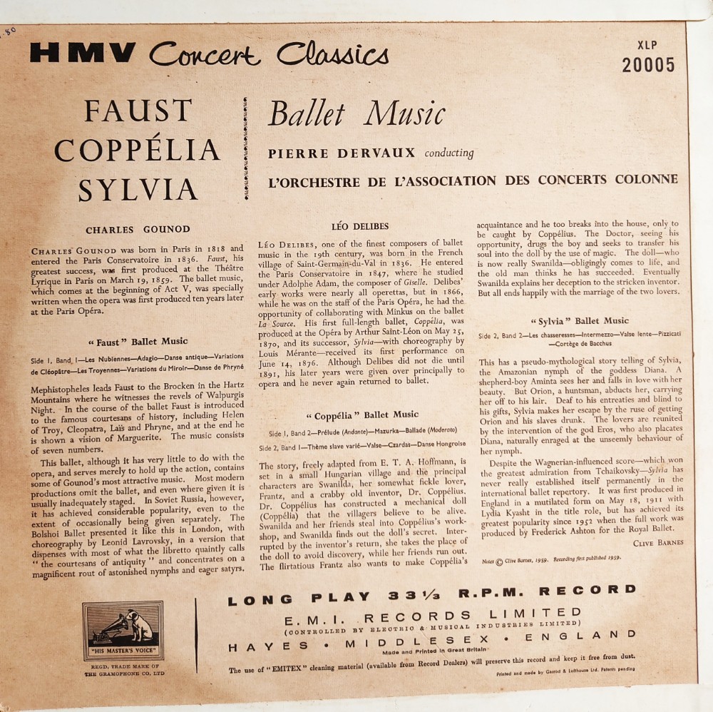 Ballet Music : Faust - Coppelia - Sylvia - Image 2