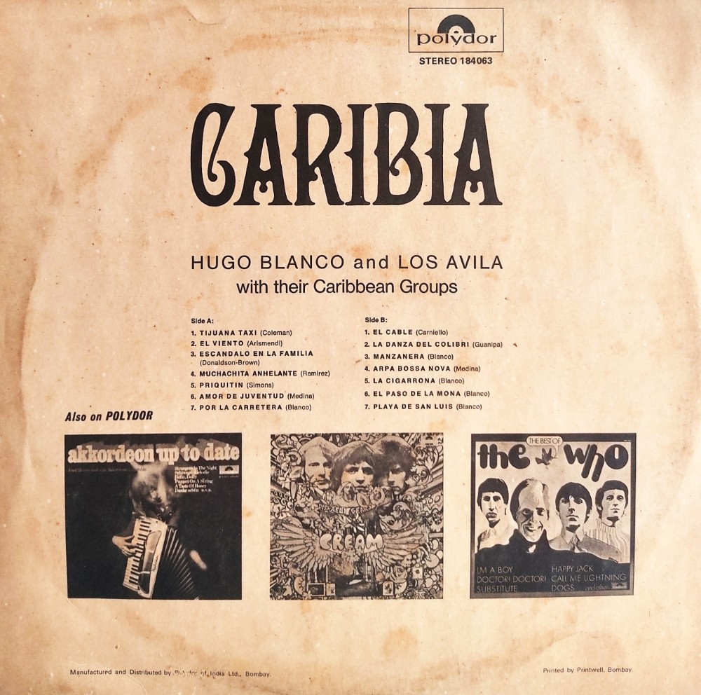 Carabia - Hugo Blanco & Los Avila With Their Caribbean Groups - Image 2