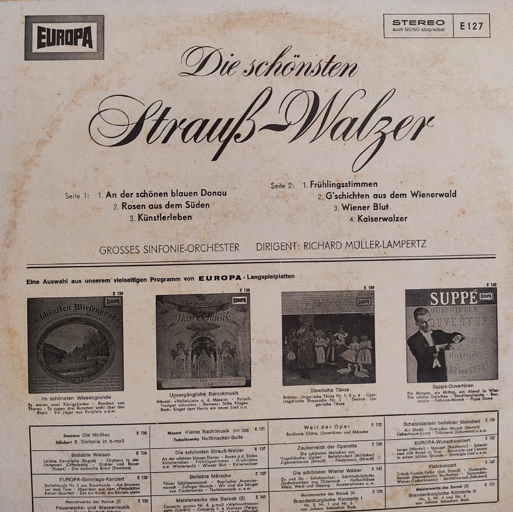 Die Schonsten - Straup Walzer : Grosses Sinfonie Orchester - Image 2